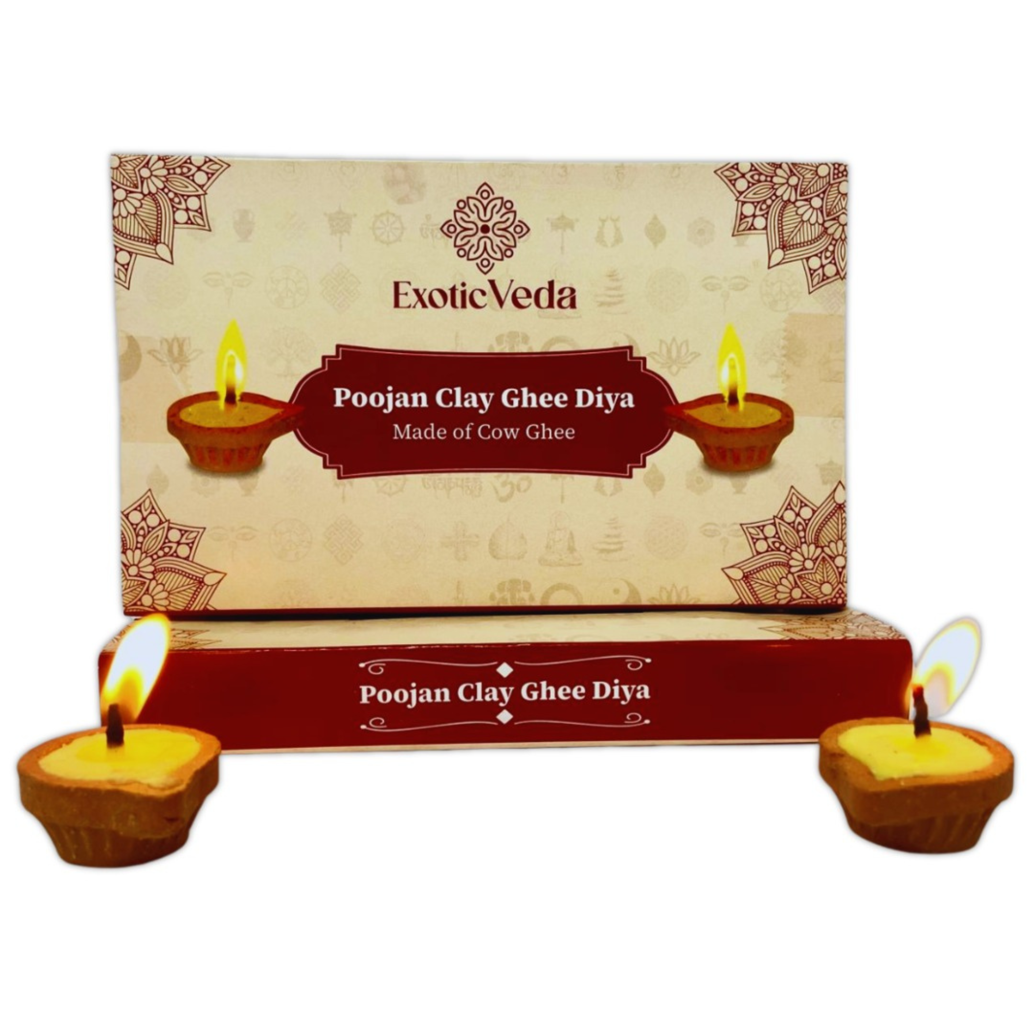 Poojan Clay Ghee Diya