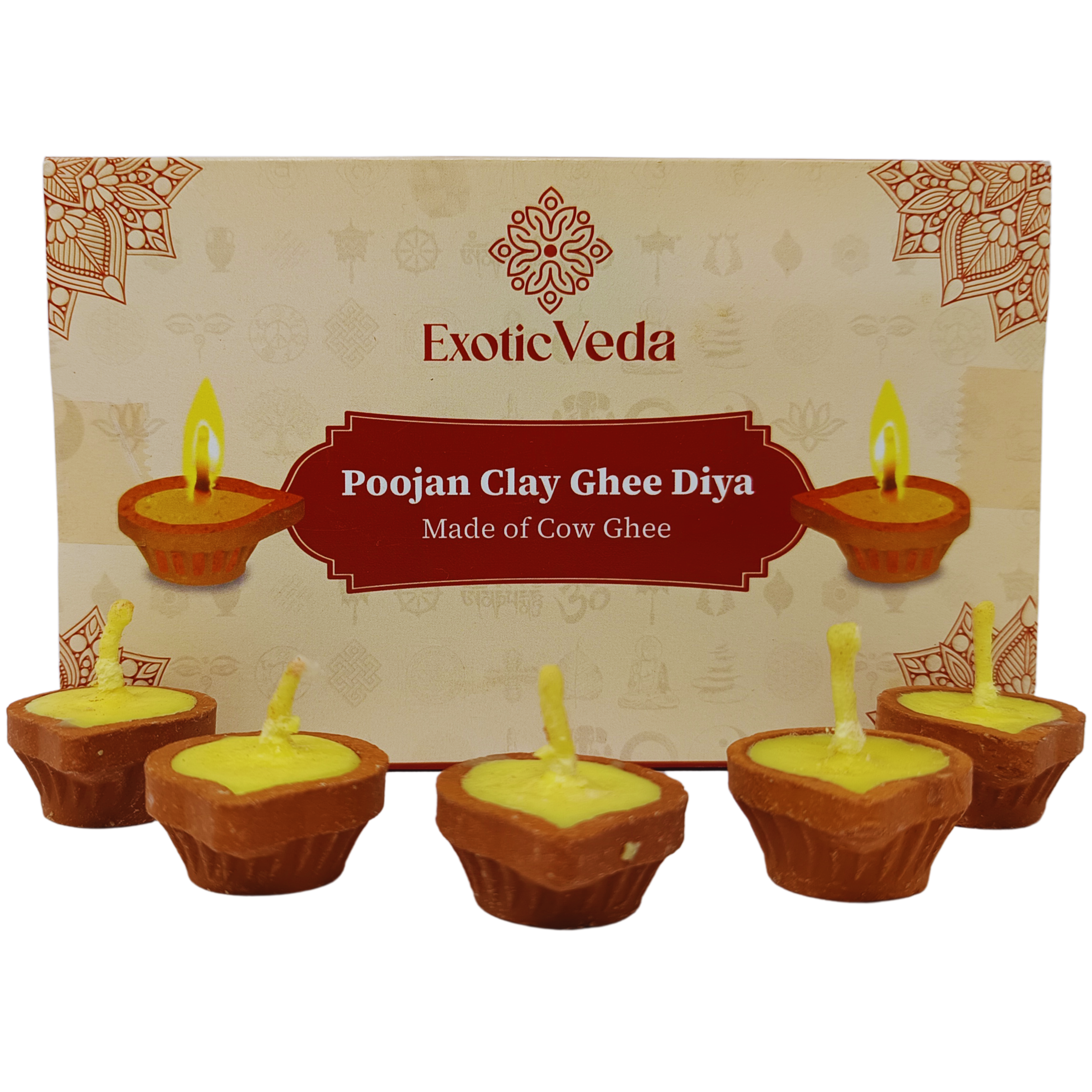Poojan Clay Ghee Diya