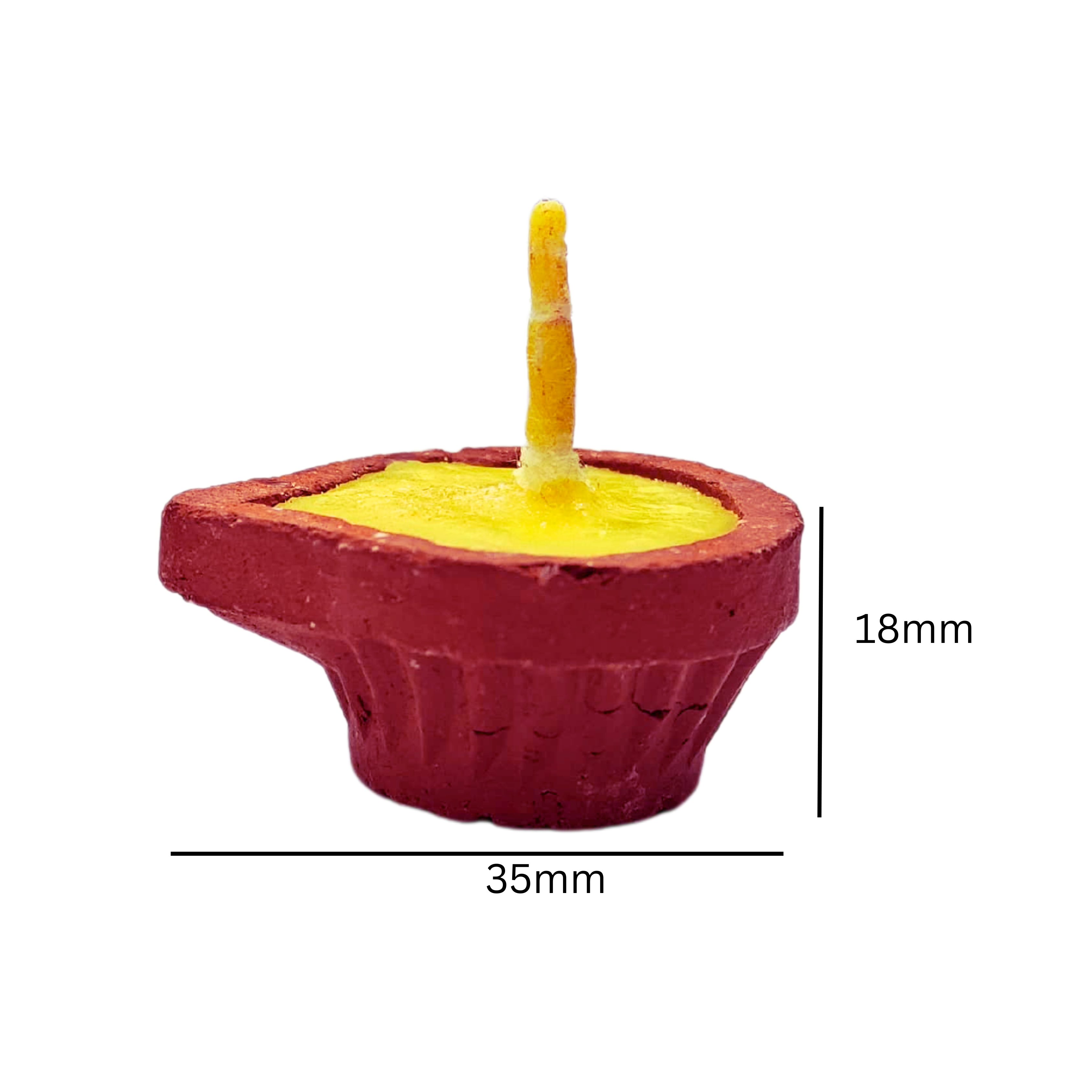 Poojan Clay Ghee Diya