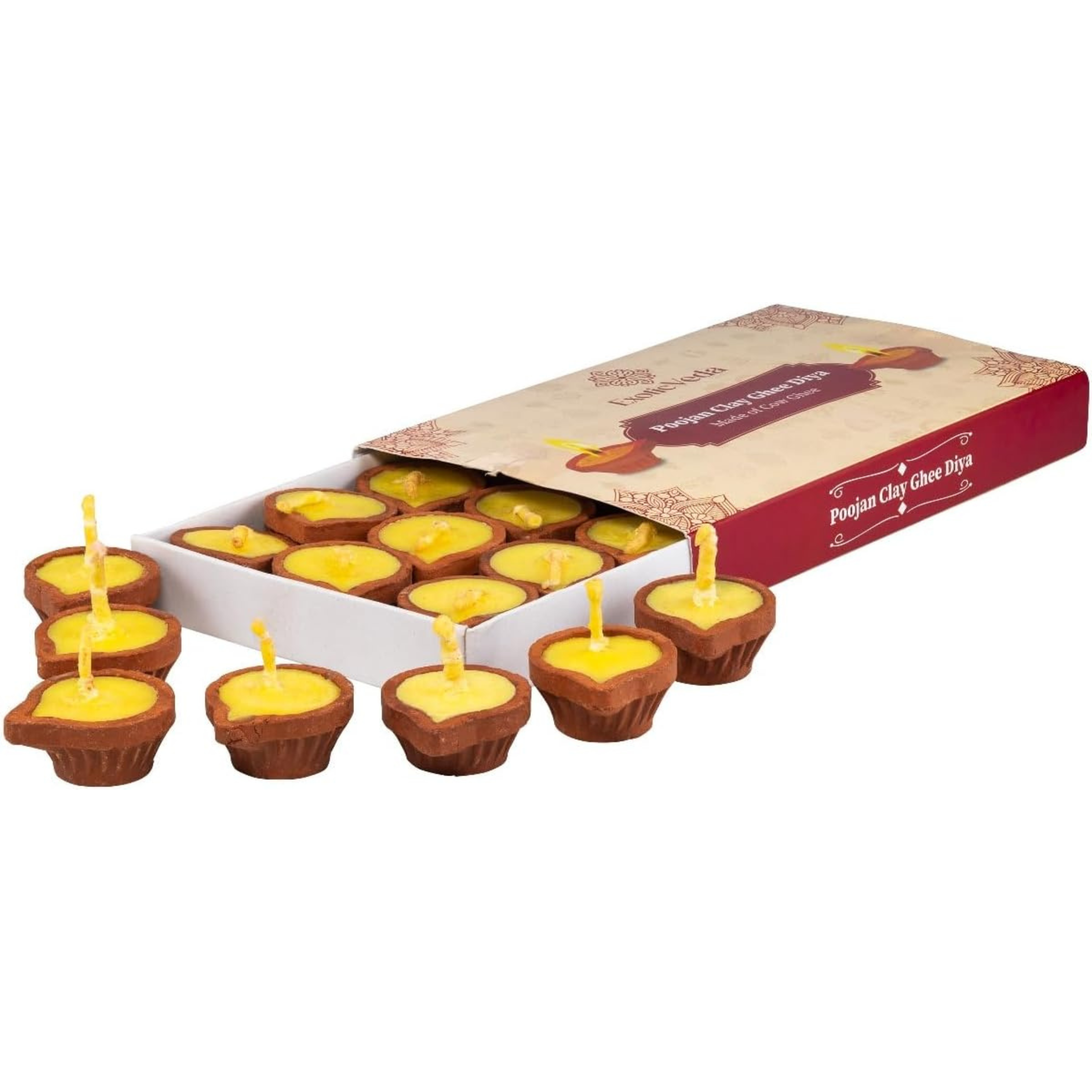 Poojan Clay Ghee Diya
