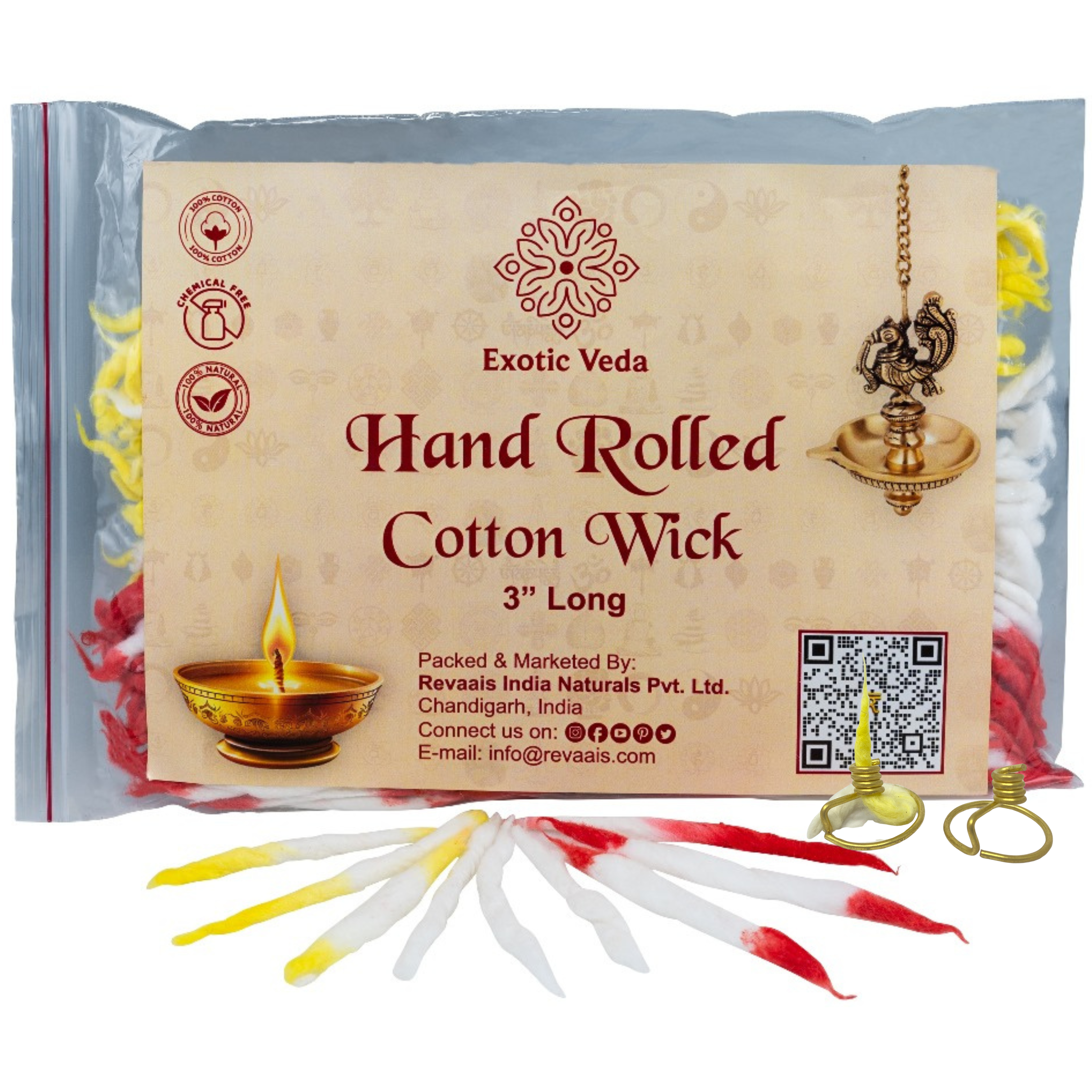 Long Cotton Wick