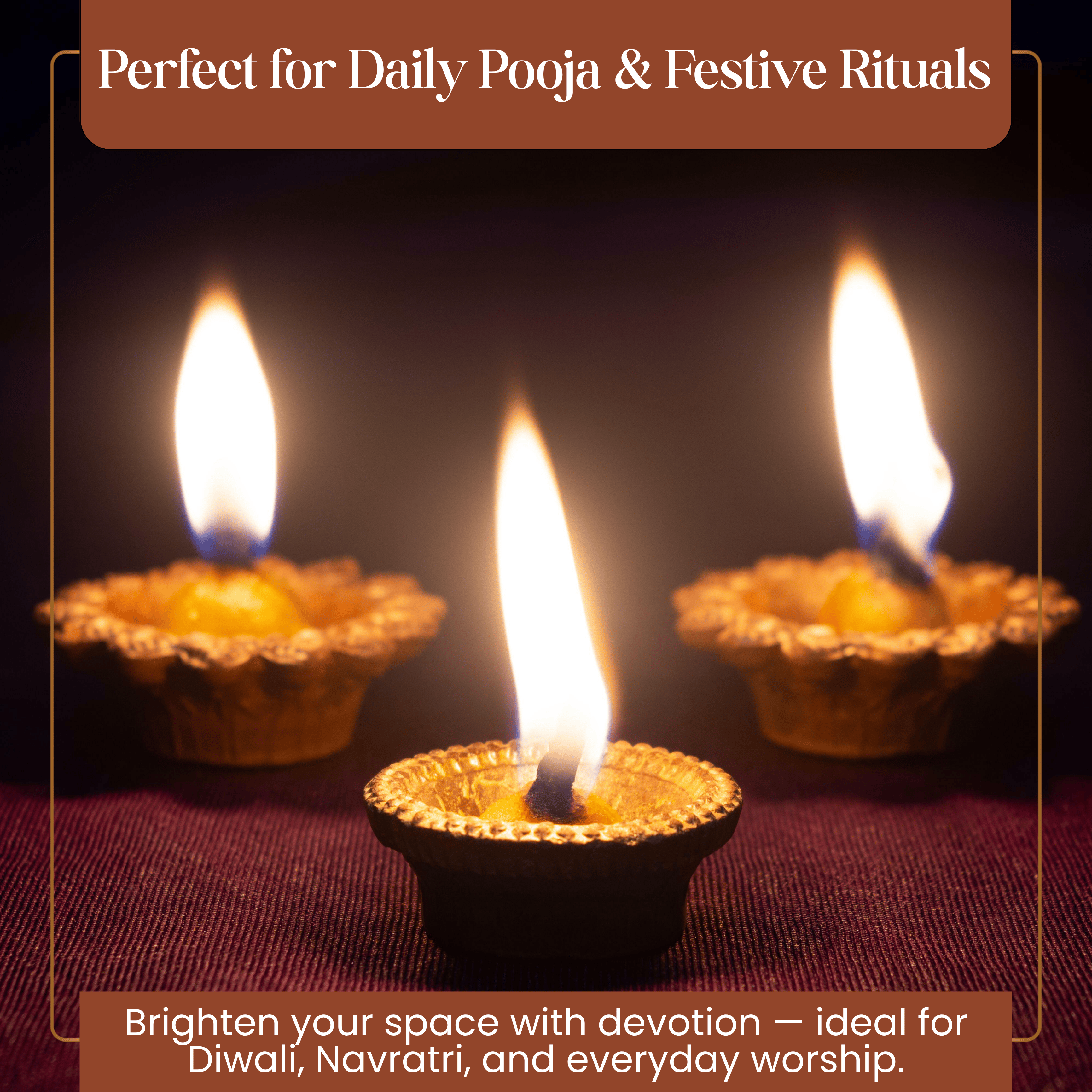 Premium Round Cotton Wick with Brass Wick Holder, Pack of 250 Round Cotton Wick