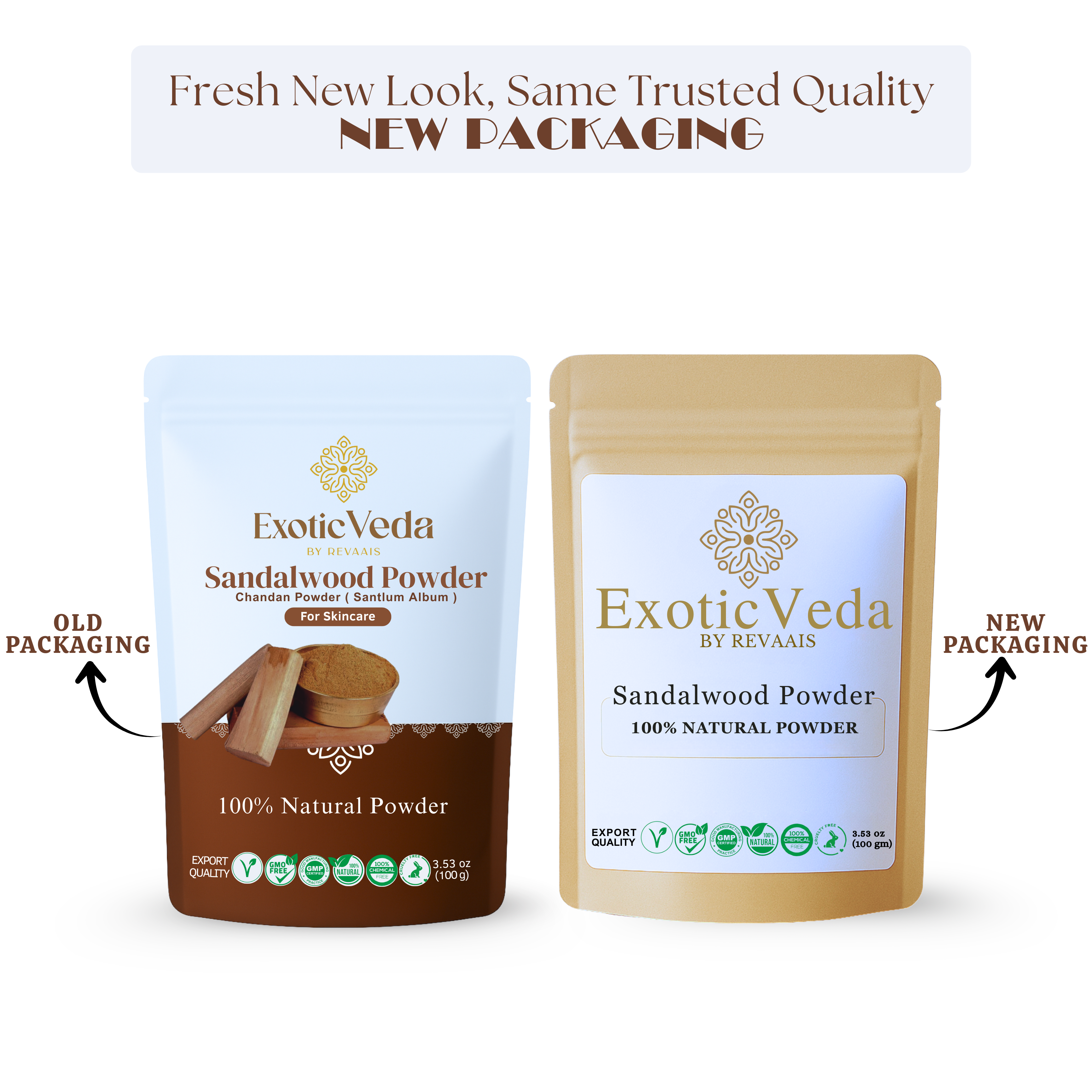 Organic Sandalwood Powder 100g – Pure & Natural Chandan Powder