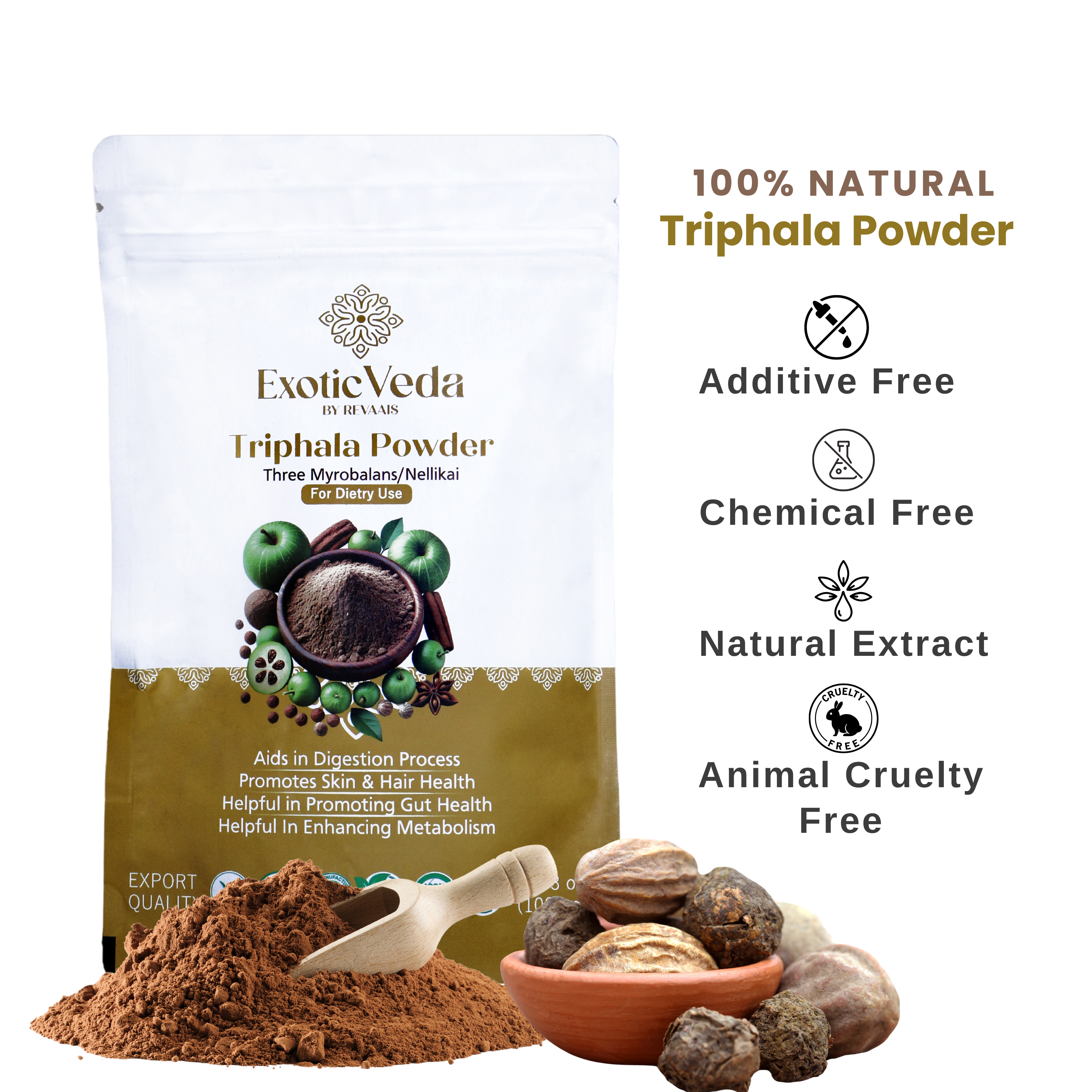 Organic Triphala Powder (100g)