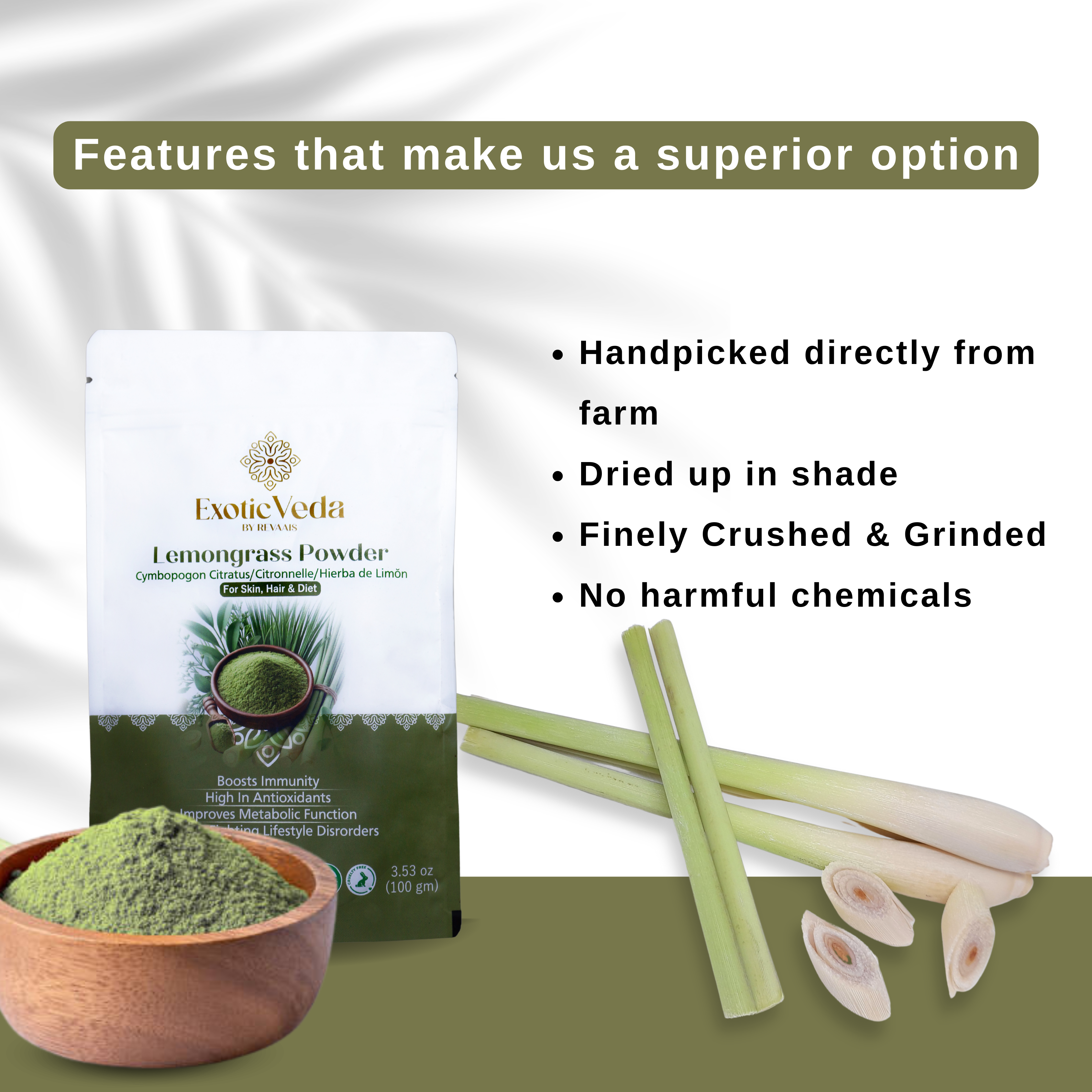 Lemongrass Powder (100g)