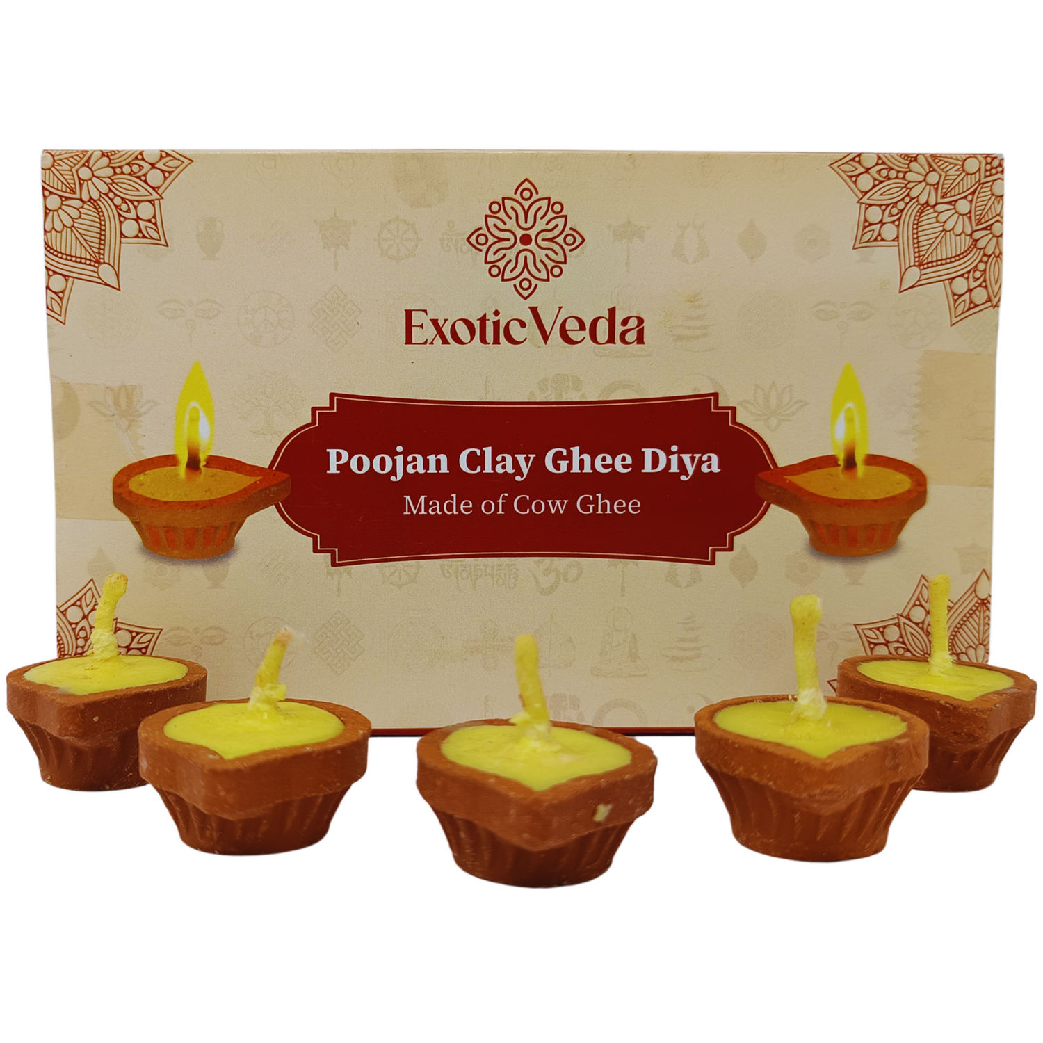 Poojan Clay Ghee Diya