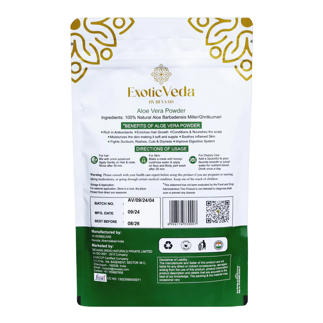 Aloe Vera Powder(100g)