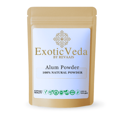 100% Pure Potassium Alum Powder (Fitkari) – 100g | Natural Multi-Purpose Crystal