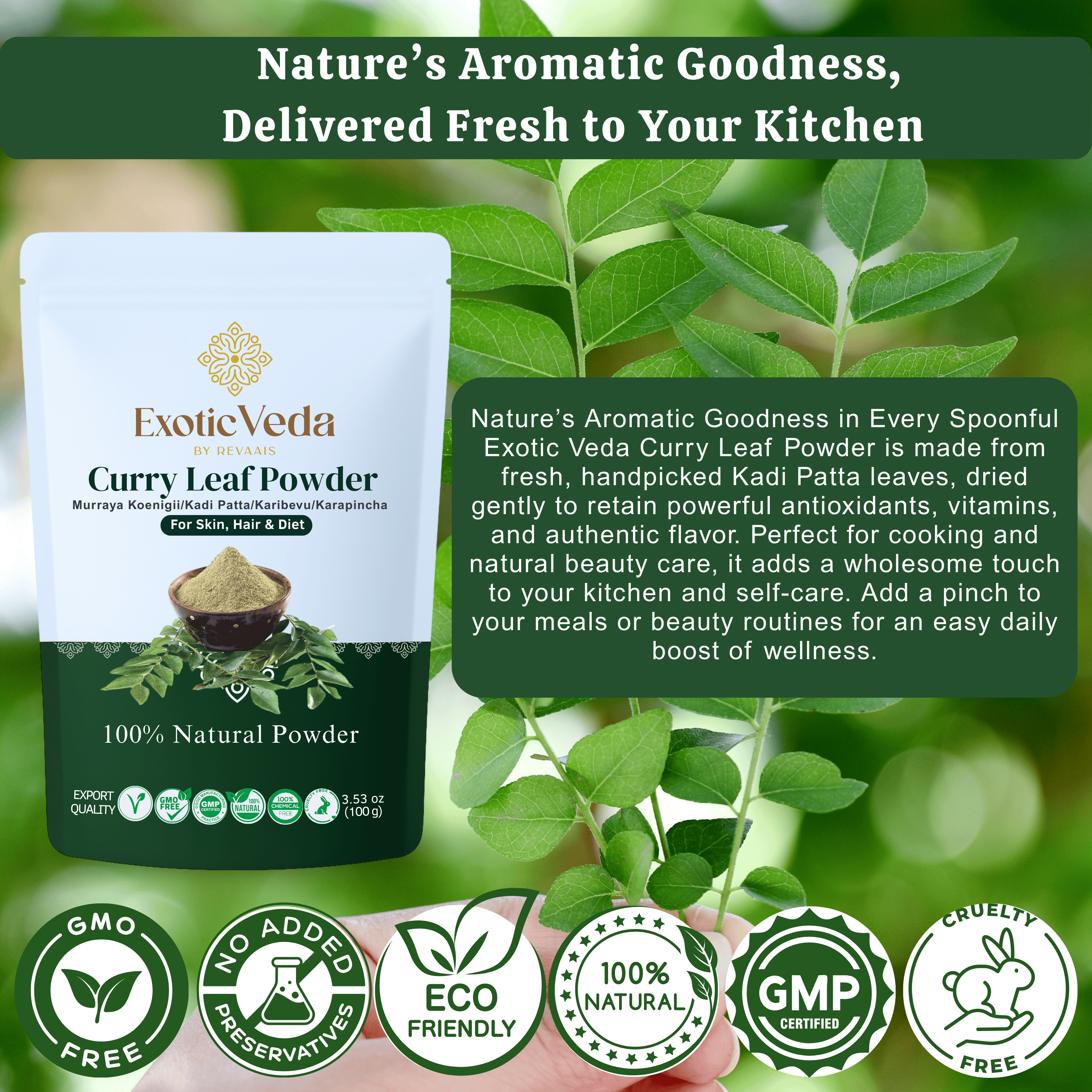 Organic Curry Leaf Powder