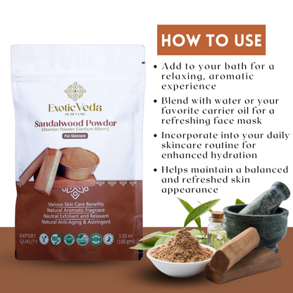 Organic Sandalwood Powder (100g)