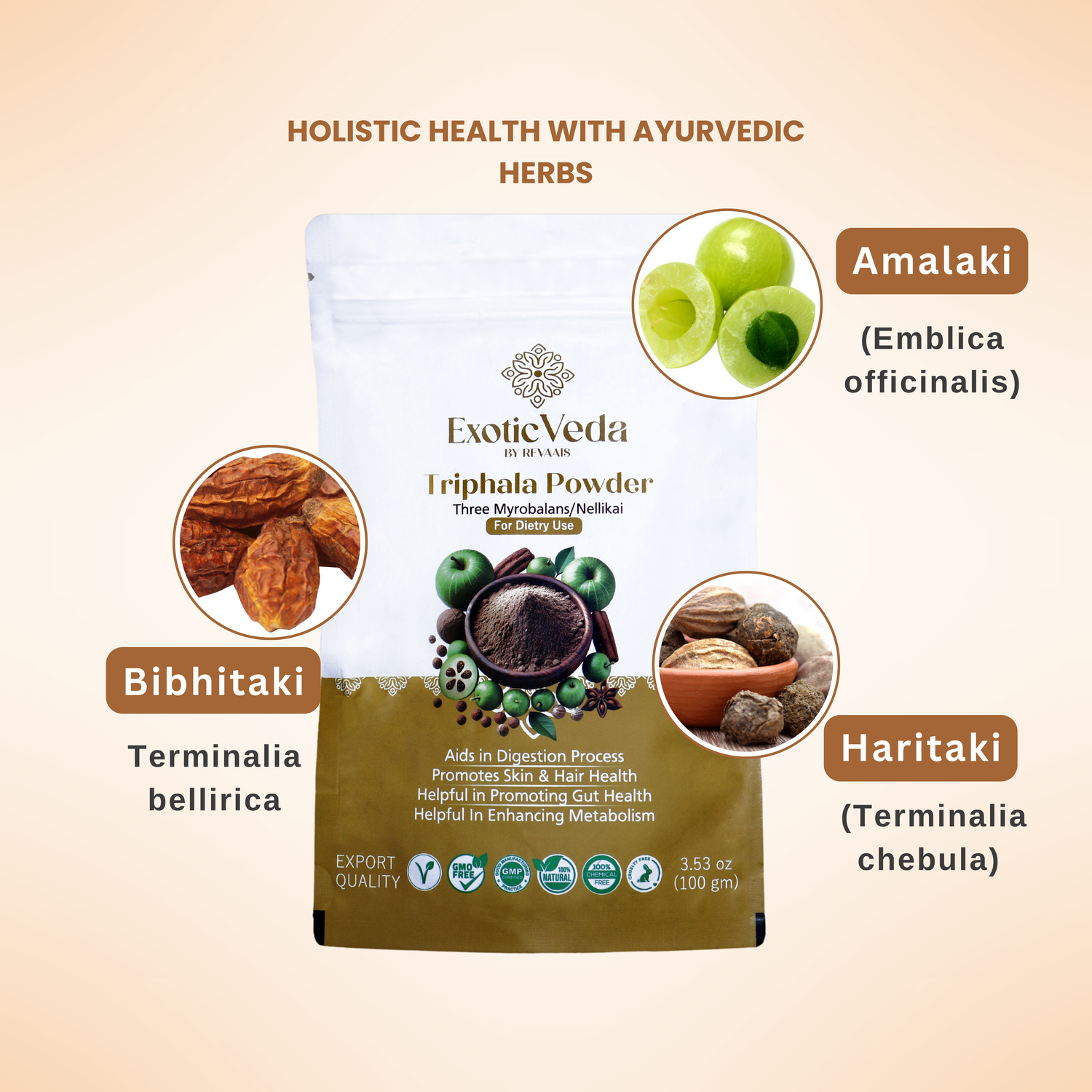 Organic Triphala Powder (100g)