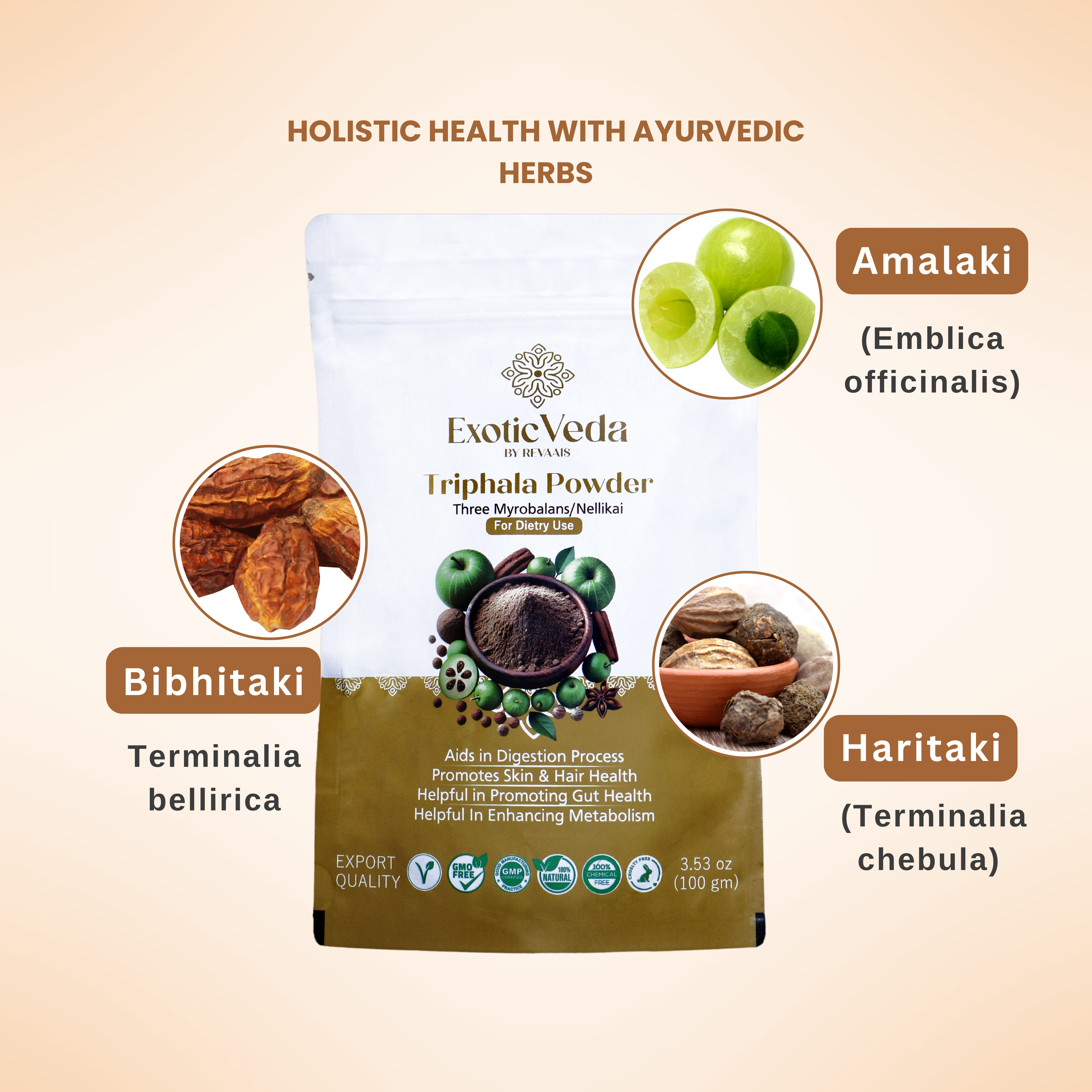 Organic Triphala Powder (100g)